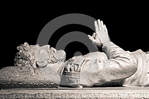 CamÃµes` tomb in the JerÃ³nimos Monastery, BelÃ©m, Lisbon