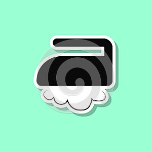 Can be ironed sticker style icon. Simple thin line, outline, glyph, flat vector of wash icons for ui and ux, website or mobile