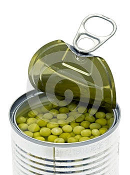 Can of green peas