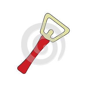 Can opener clip art illustration vector isolated