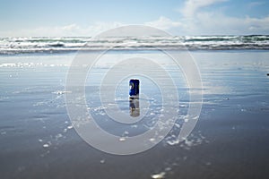 A can in Ocean Beach,Ocean Beach, San Francisco photo