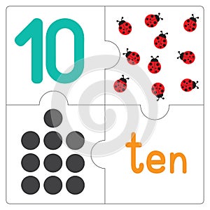 The jigsaw puzzle number-10
