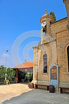 The Cana Greek Orthodox Wedding Church in Cana of Galilee, Kfar Kana, Israel photo
