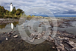 Cana Island Lighthouse photo