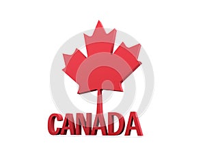 Canada 3D Maple Leaf