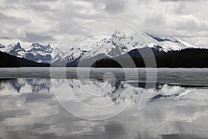 Canada, Alberta, Jasper National Park, Maligne Lake