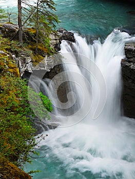 Canada, Banff National Park, Canyon Waterfall River