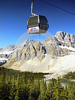 Canada, Banff National Park, Gondola Mountains Scene