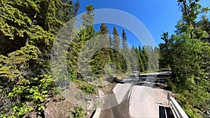 Canada British Columbia The Mushbowl Bridge over the Murtle River