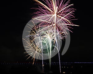 Canada Day Fireworks In Edmonton Alberta