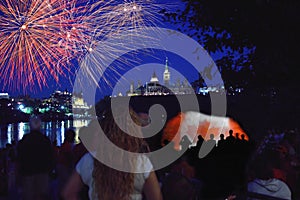 Canada Day Fireworks Ottawa 2012 Ontario