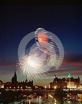 Canada Day Ottawa Ontario Fireworks