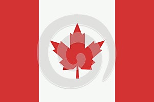 Canada flag national emblem graphic element illustration
