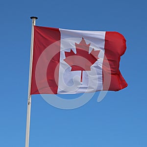 Canada flag waving