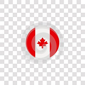 canada icon sign and symbol. canada color icon for website design and mobile app development. Simple Element from countrys flags