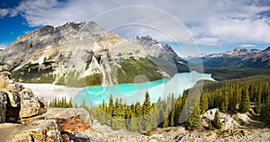 Canada, Lake, Rocky Mountains Landscape