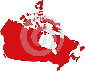 Canada map vector