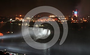 Canada Niagara Falls at night