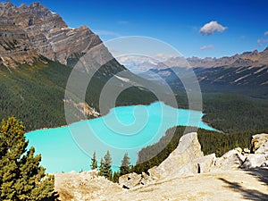 Canada, Peyto Lake, Banff National Park, Canadian Rockies