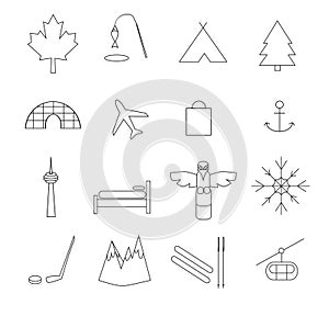 Canada pictograms photo