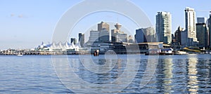 Canada Place and downtown Vancouver BC. photo