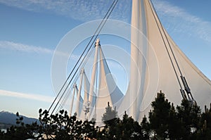 Canada place sails roof photo