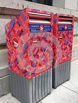 Canada Post mail boxes