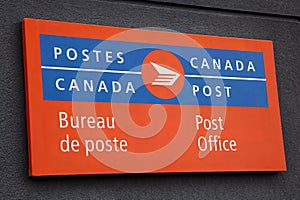 Canada Post Strike Postes Canada Bureau de poste Post Office Sign