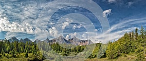 Canada Rocky Mountains Panorama landscape view