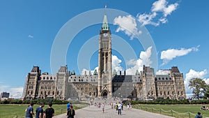 Canada's Parliament Building during the day
