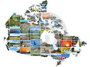 Canada travel concept