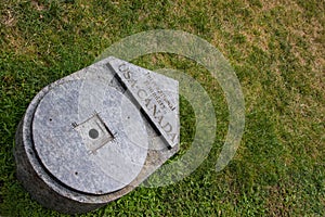 Canada USA boundary marker