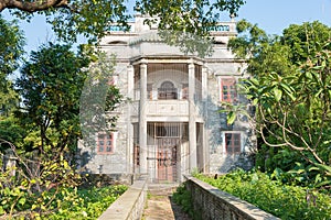 The Canada Village. In 1923, the village was built by the oversea Chinese returned from Canada in Kaiping, Guangdong, China.