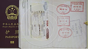 Canada VISA and China Passport