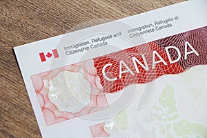 Canada Work Permit.