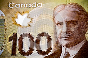 Canadian 100 Dollar Currency