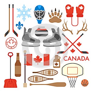 Canadian Collection of Vector Icons