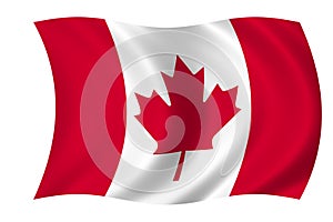 Canadiense bandera 