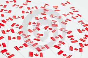 Canadian flags