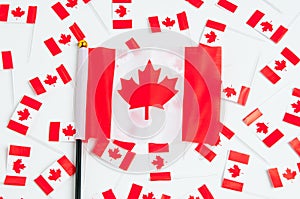 Canadian flags