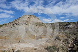 Canadian Landscape. The Badlands of Drumheller