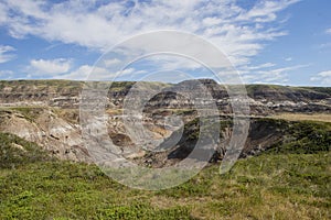 Canadian Landscape. The Badlands of Drumheller