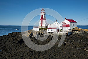 Canadian Lighthouse Guides Mariners at Low Tide photo