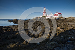 Canadian Lighthouse Protects During Low Tide