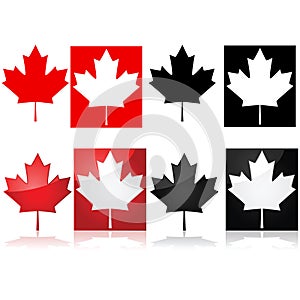 Canadian maple leaf