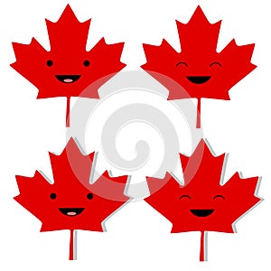 Canadian Maple Leaf Smilies