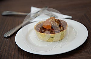 Canadian Maple Walnut Pie