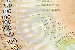 Canadian money photo