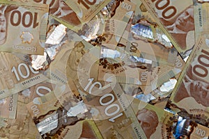 Canadian Money layout photo