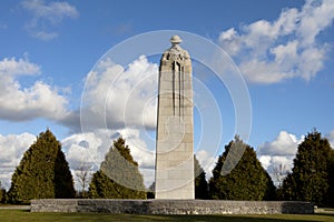 Canadian monument in St. Juliaan